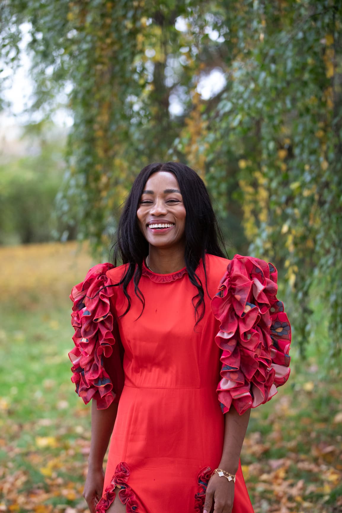 Chisom Udeze smiling outdoors